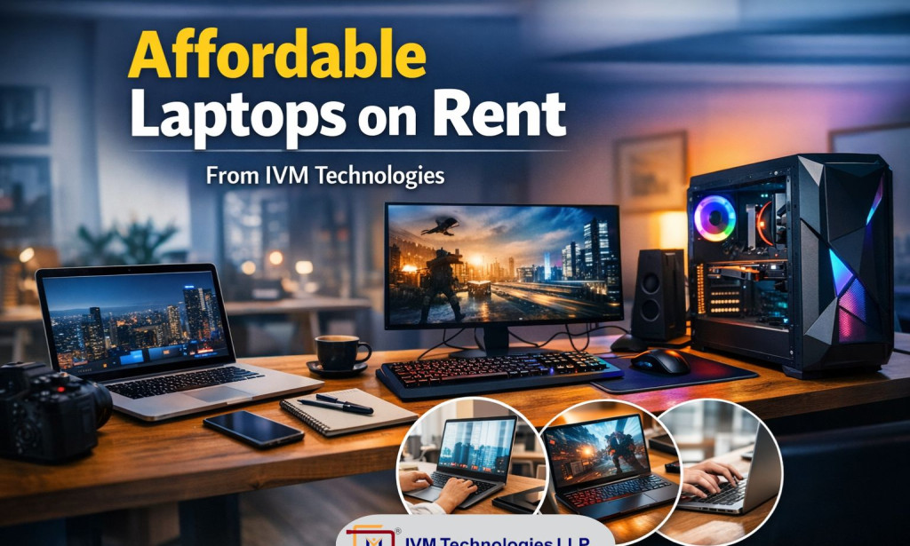 Affordable Laptop on Rent Solutions from IVM Technologies for Business, Students, and Events