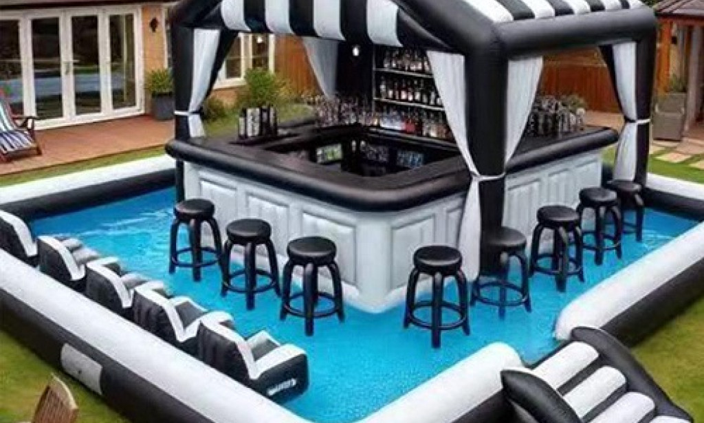 What Is an Inflatable Pool Bar?