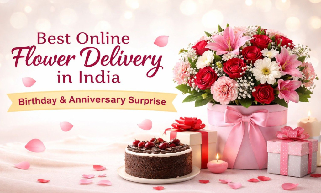 Top Best Online Flower Delivery in India for Birthday and Anniversary Surprise