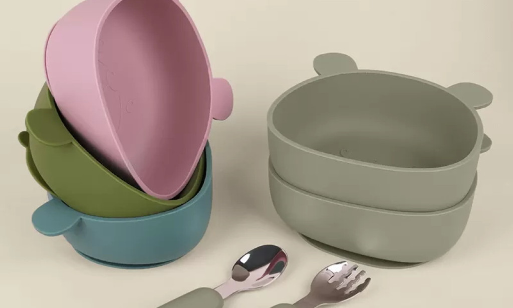 Silicone Bear Shape Baby Feeding Bowl with Suction (BX0047) top 20