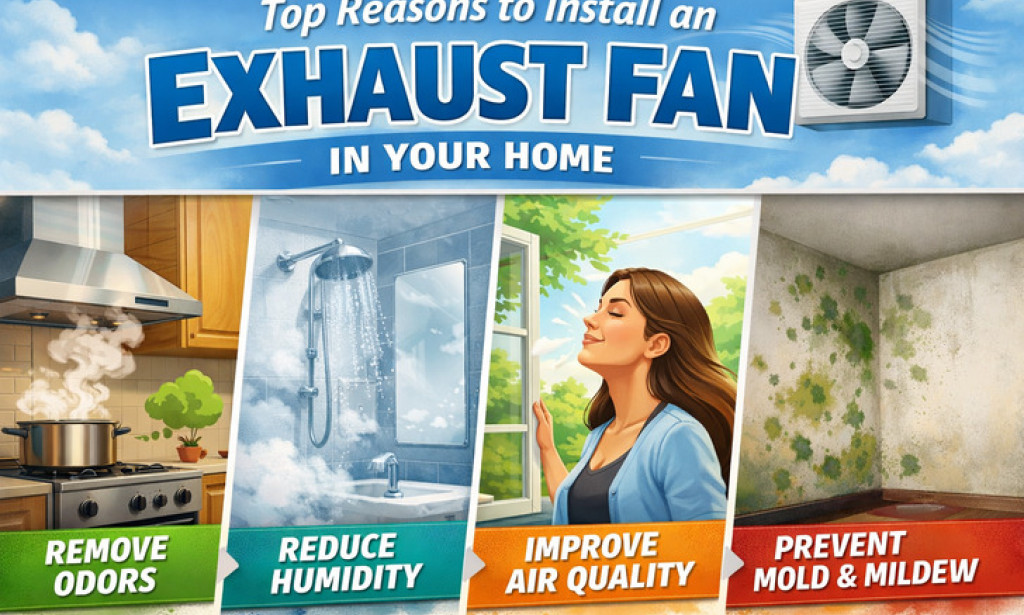 Top Reasons to Install an Exhaust Fan in Your Home