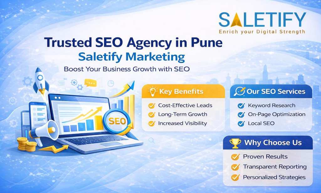 Top Trusted SEO Agency in Pune – Saletify Marketing Business Growth