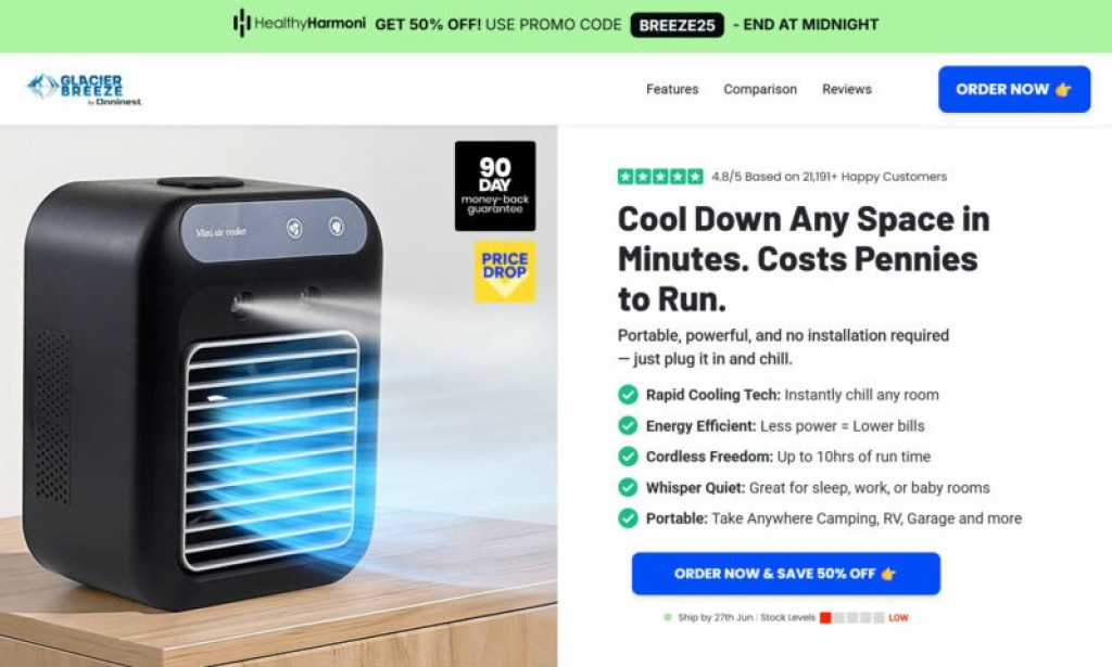 Glacier Breeze Portable AC – Real Results & Customer Feedback