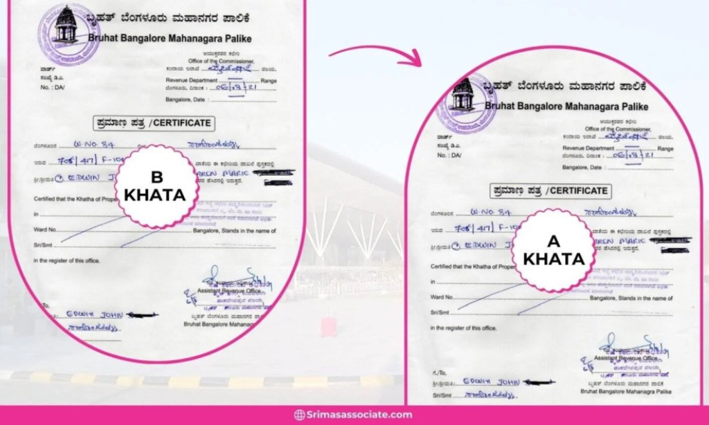 Top 7 Benefits of B Khata to A Khata Conversion Process