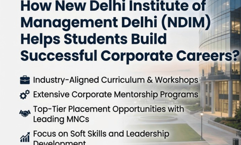 How New Delhi Institute of Management Delhi (NDIM) Helps Students Build Successful Corporate Careers?