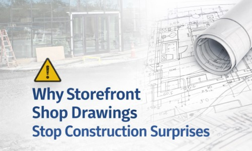 Why Storefront Shop Drawings Stop Construction Surprises