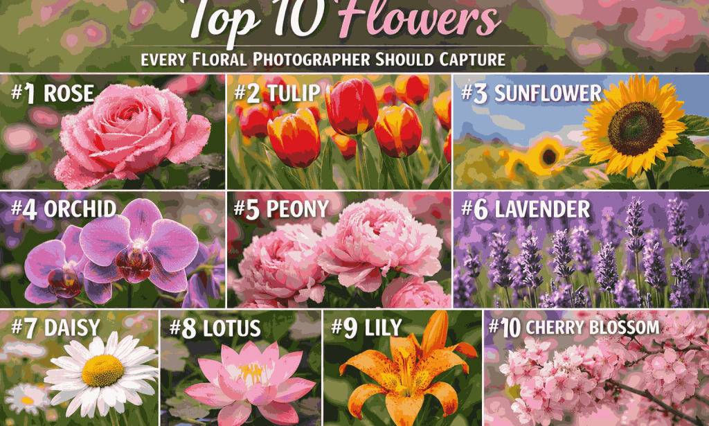 Top 10 Flowers Every Floral Photographer Should Capture