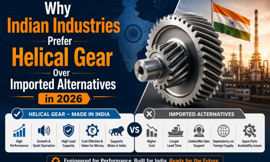 How Indian Industries Prefer Helical Gear Over Imported Alternatives in 2026