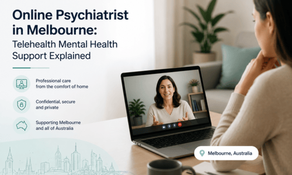 Top Online Psychiatrist in Melbourne: Telehealth Mental Health Support Explained