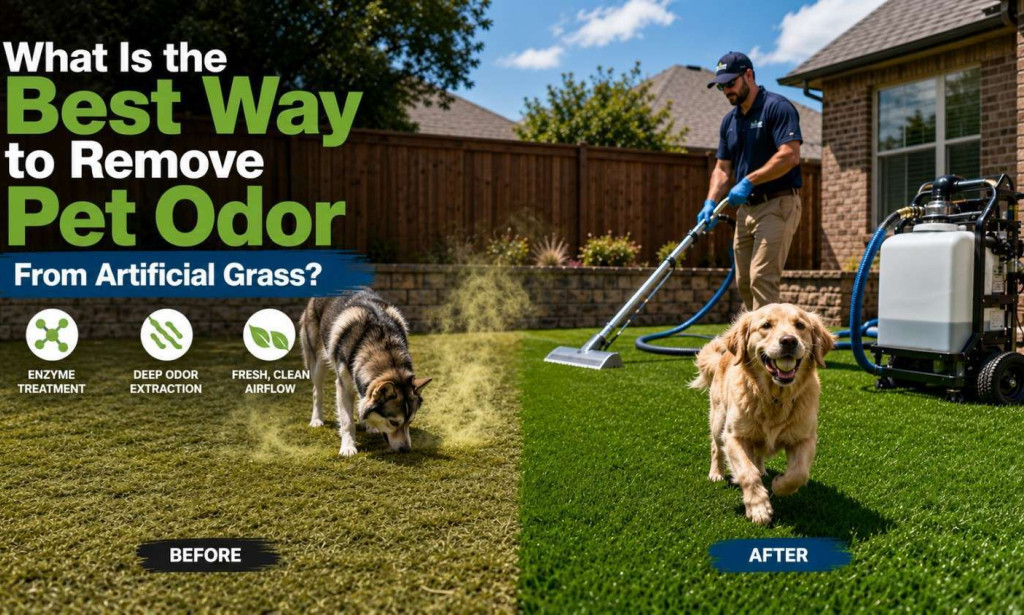 What Is the Best Way to Remove Pet Odor From Artificial Grass?