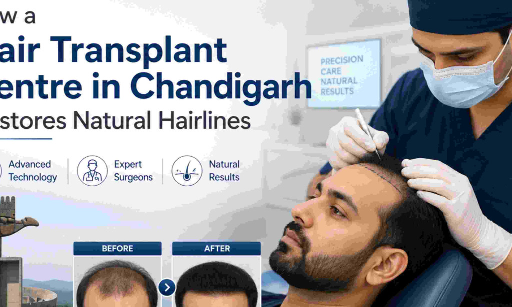 How a Hair Transplant Centre in Chandigarh Restores Natural Hairlines
