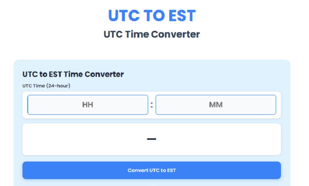 When Every Tech Person Needs UTC to EST Conversion