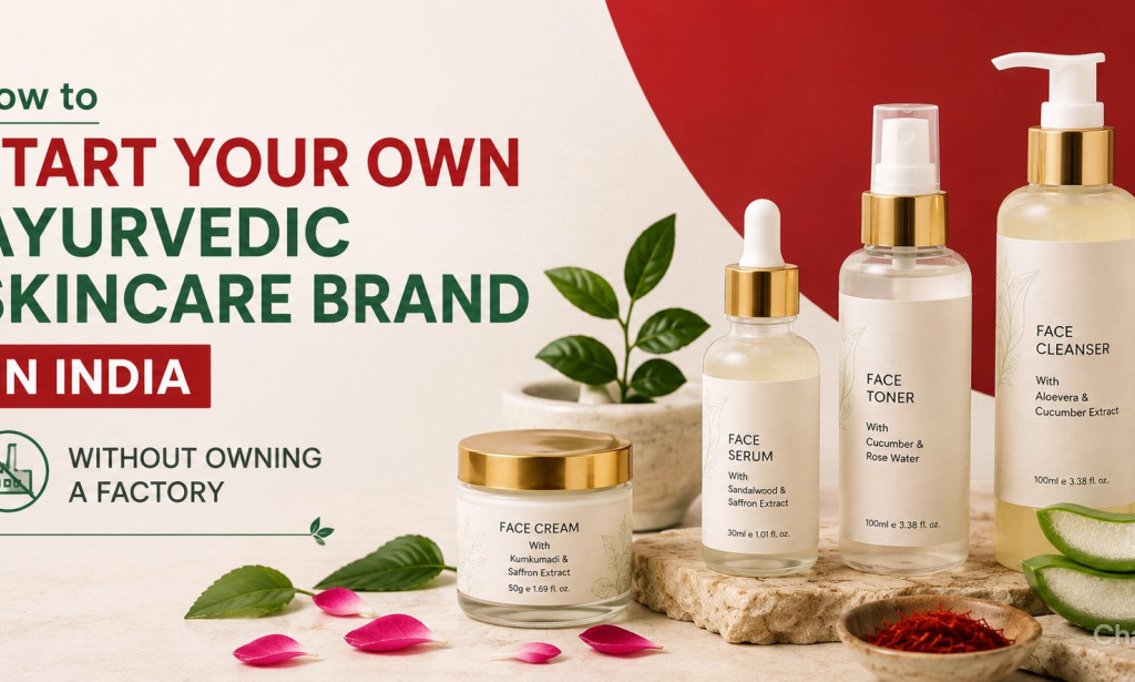How to Start Your Own Ayurvedic Skincare Brand In India Without Owning a factory