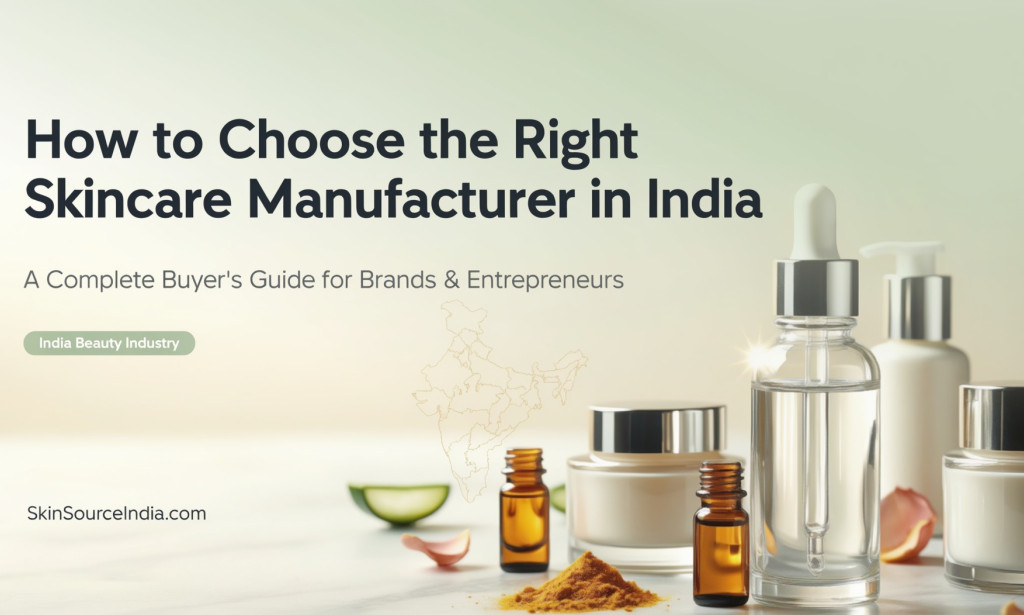How to Choose the Right Skincare Manufacturer in India?