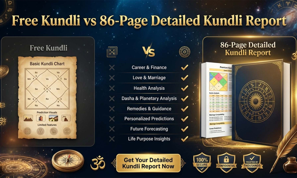Top Reasons Why People Prefer Detailed Kundli Reports Over Free Kundli