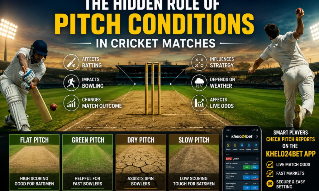 Top Hidden Role of Pitch Conditions in Cricket Matches