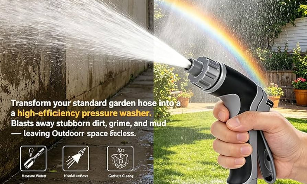 Hose Hawk Pro Pressure Washer Makes Outdoor Cleaning Effortless|