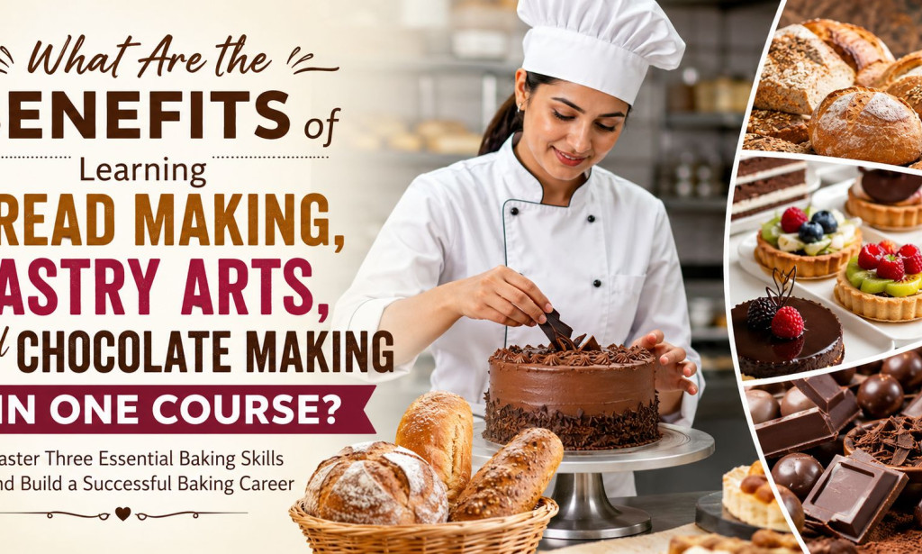 What Are the Benefits of Learning Bread Making, Pastry Arts, and Chocolate Making in One Course?