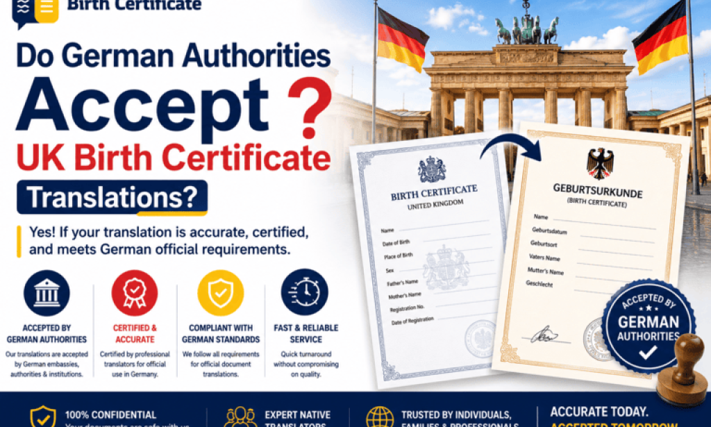 How German Authorities Accept UK Birth Certificate Translations?