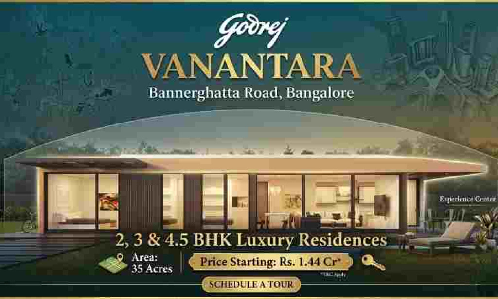 Top Real Estate Project Information "Godrej Vanantara Bannerghatta Road Bangalore "