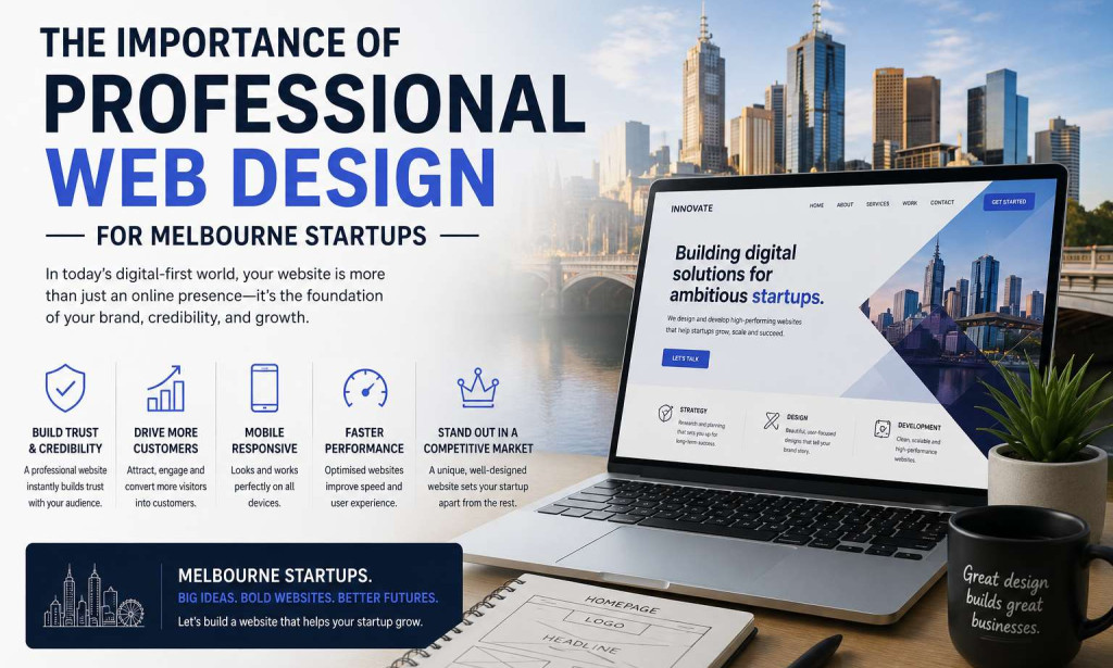 How Professional Web Design Helps Melbourne Startups Succeed