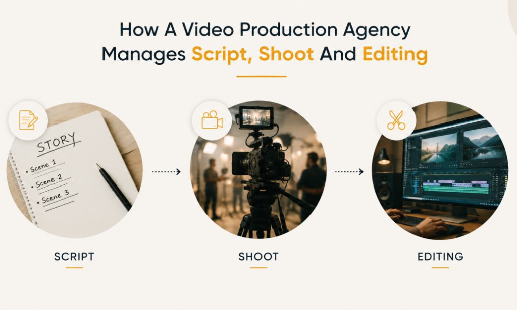 How A Video Production Agency Manages Script, Shoot And Editing