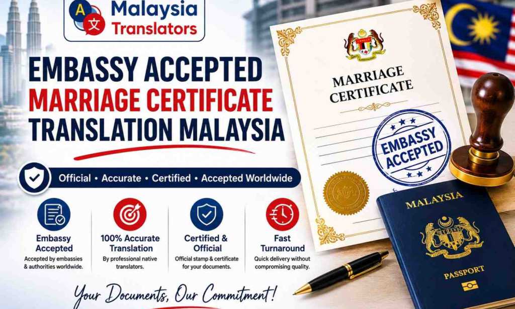 What Embassy Accepted Marriage Certificate Translation Malaysia
