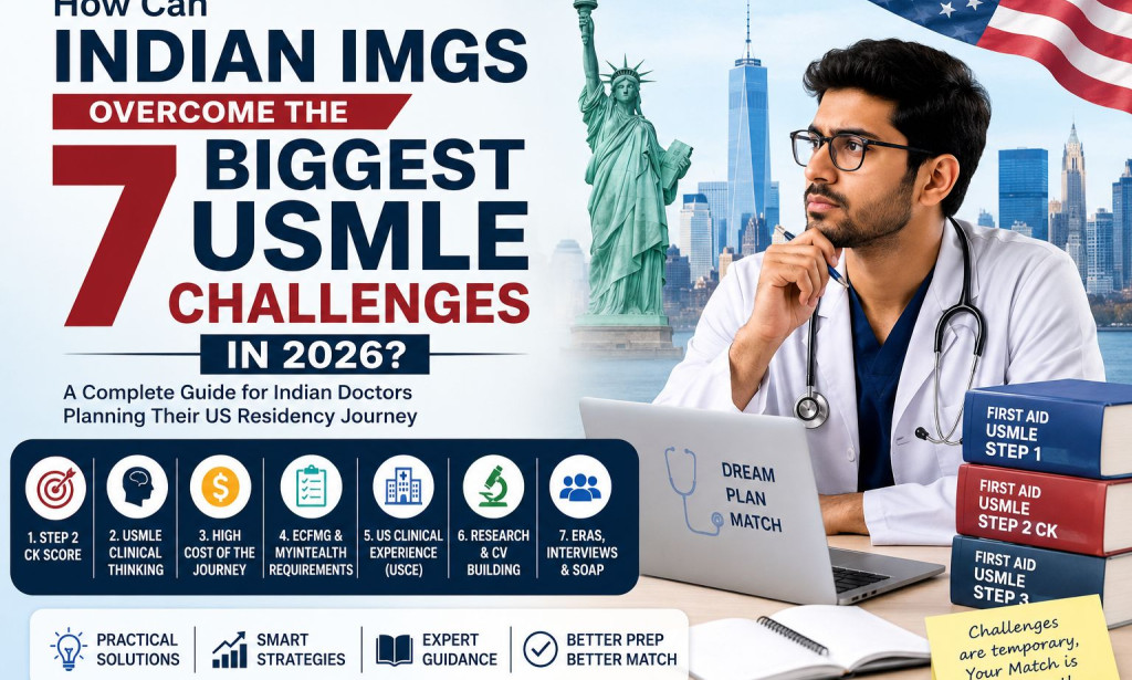 How Can Indian IMGs Overcome the 7 Biggest USMLE Challenges in 2026?