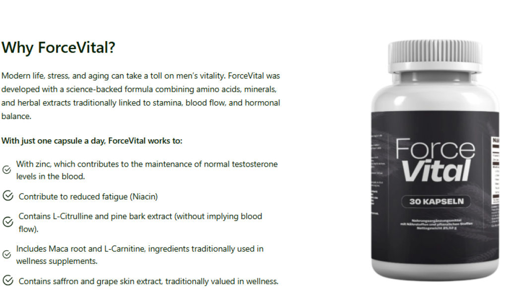 ForceVital Germany - Why More People Are Talking About This Product in 2026!
