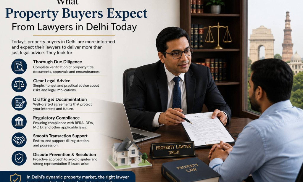 What Property Buyers Expect From Lawyers in Delhi Today