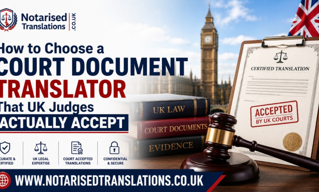 How to Choose a Court Document Translator That UK Judges Actually Accept