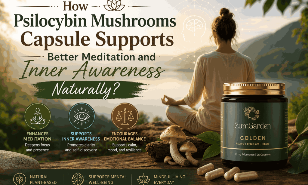 How Psilocybin Mushrooms Capsule Supports Better Meditation and Inner Awareness Naturally?