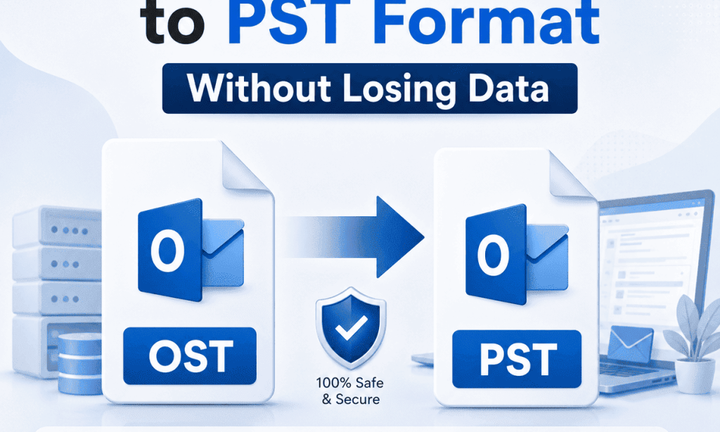 How to Convert OST Files to PST Format Without Losing Data
