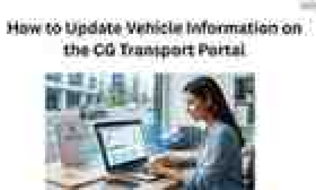 How to Update Vehicle Information on the CG Transport Portal