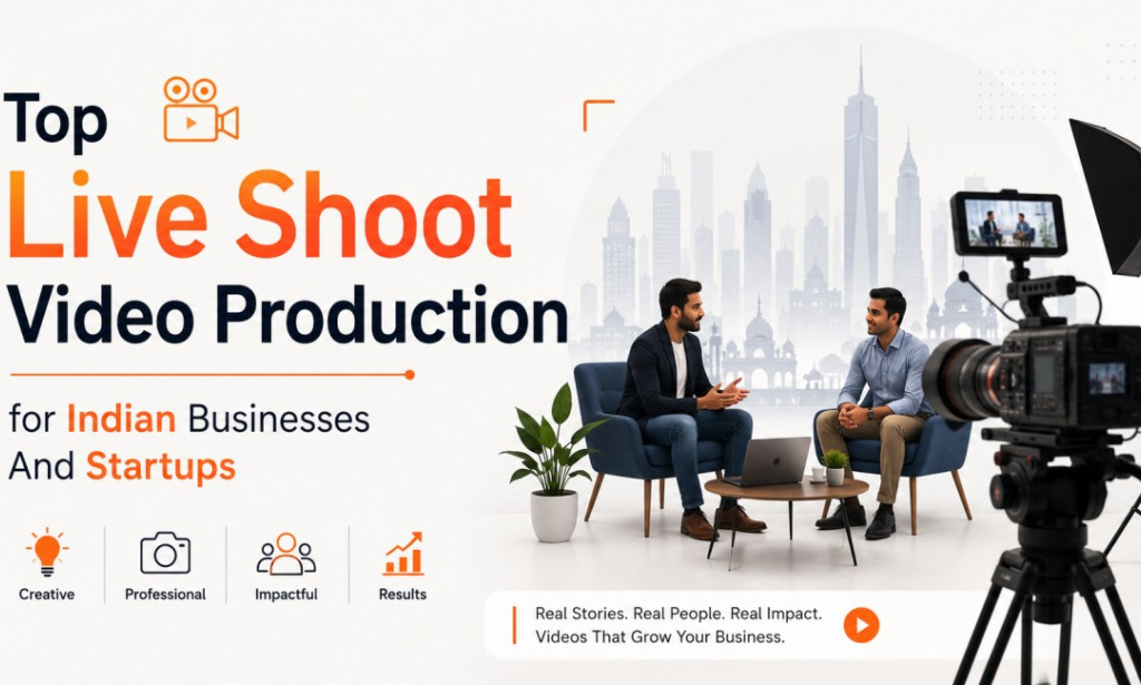 Top Live Shoot Video Production for Indian Businesses And Startups