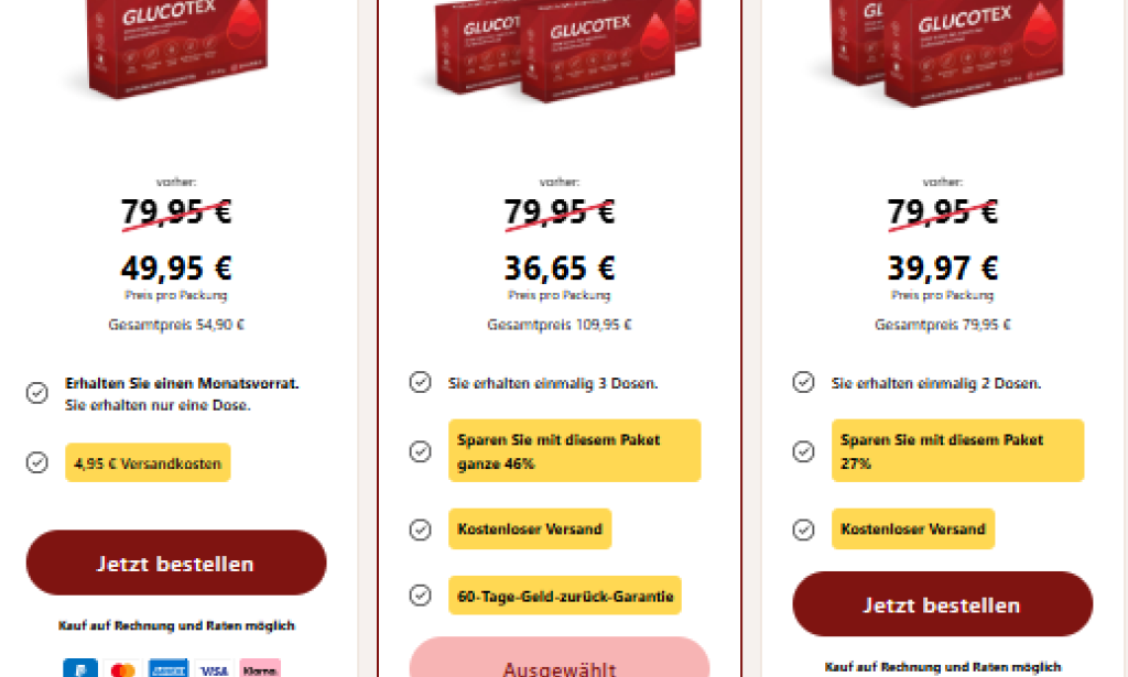 Glucotex Österreich (2026) Bewertung — DIE WAHRHEIT ENTHÜLLT! Where To Buy?