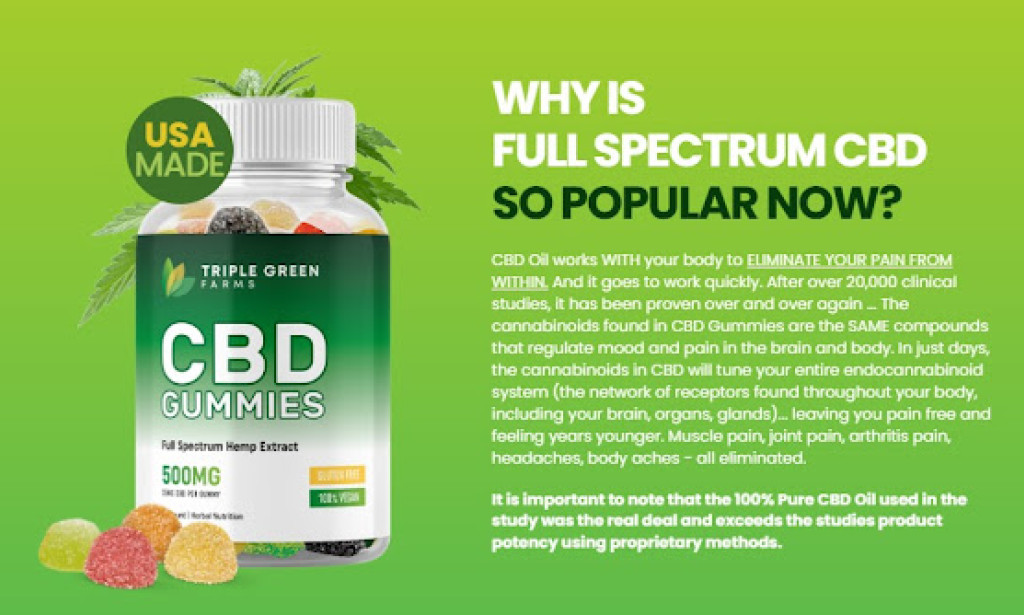 What Is Triple Green Farms CBD Gummies?