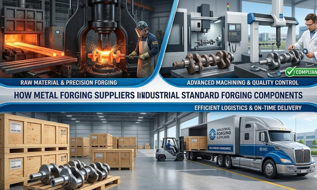 How Metal Forging Suppliers Deliver Industrial Standard Forging Components