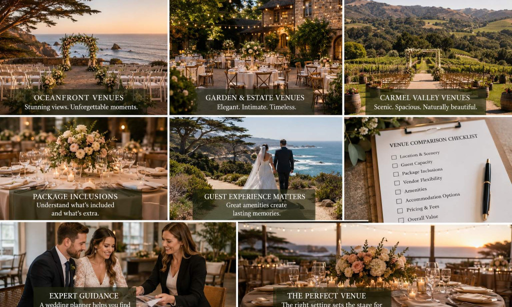Wedding Venue Carmel by the Sea: How to Compare Locations and Packages