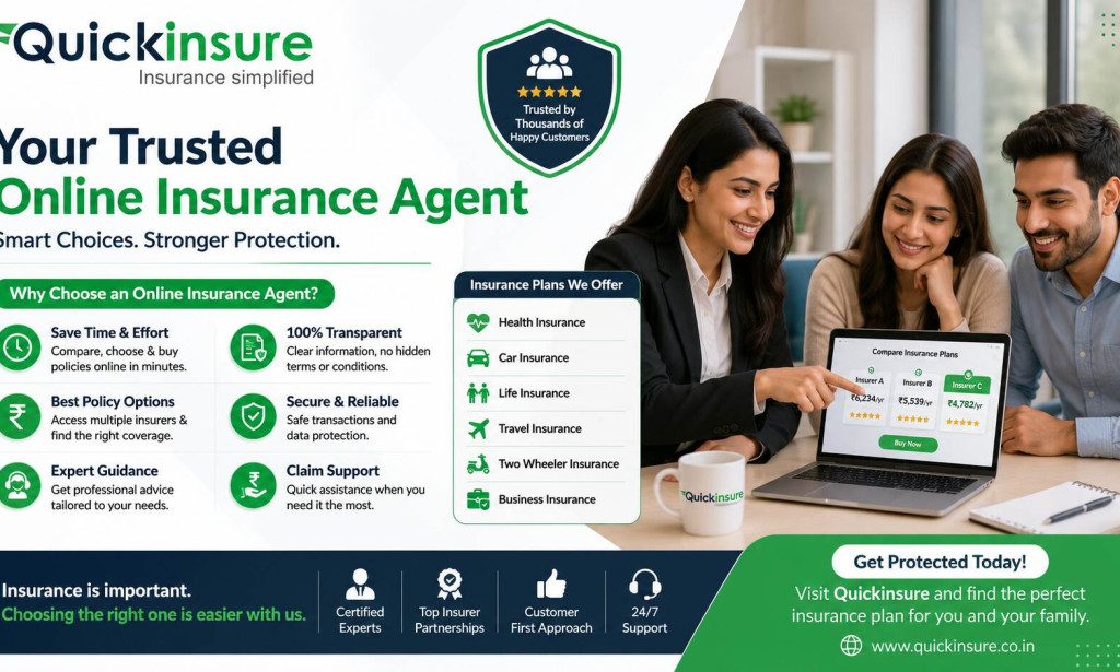 Top Trusted Online Insurance Agent Services with Quickinsure