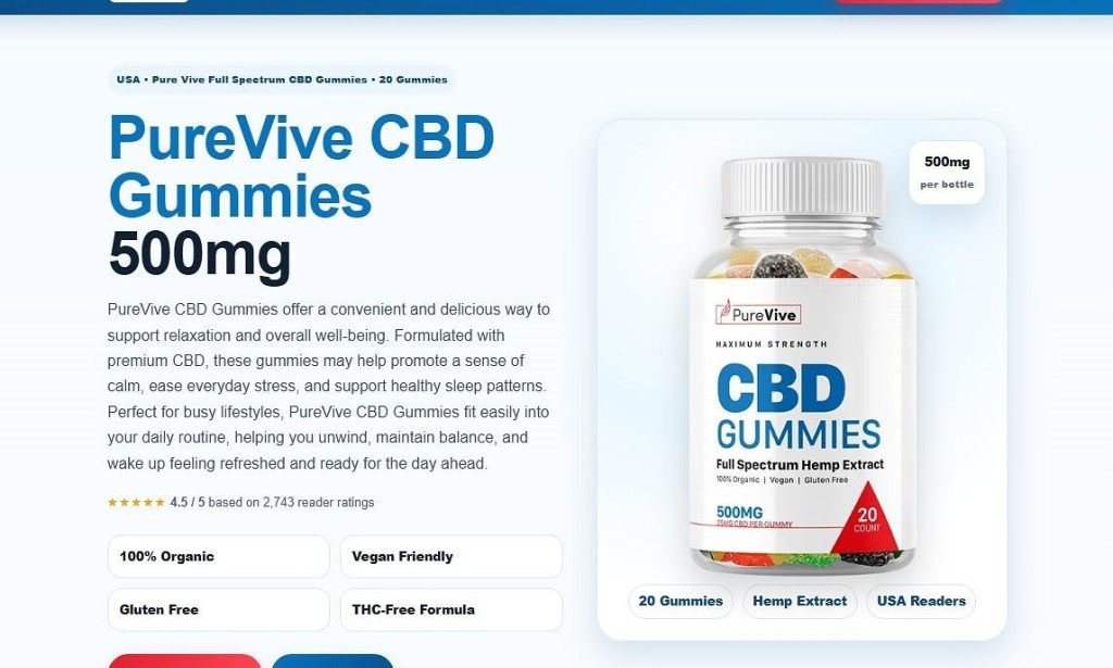 What Are PureVive CBD Gummies? A Complete Guide to Their Ingredients, Benefits, and Daily Wellness Support