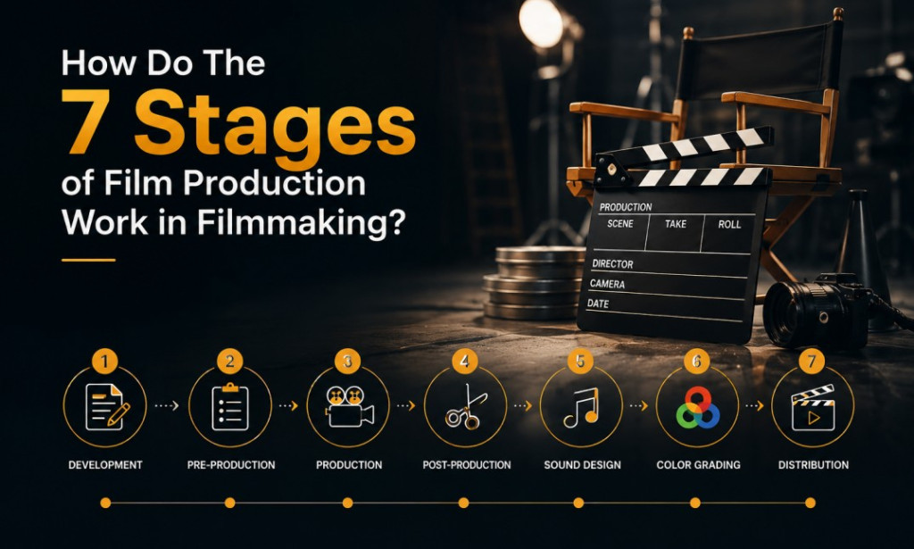 How Do The 7 Stages of Film Production Work in Filmmaking?