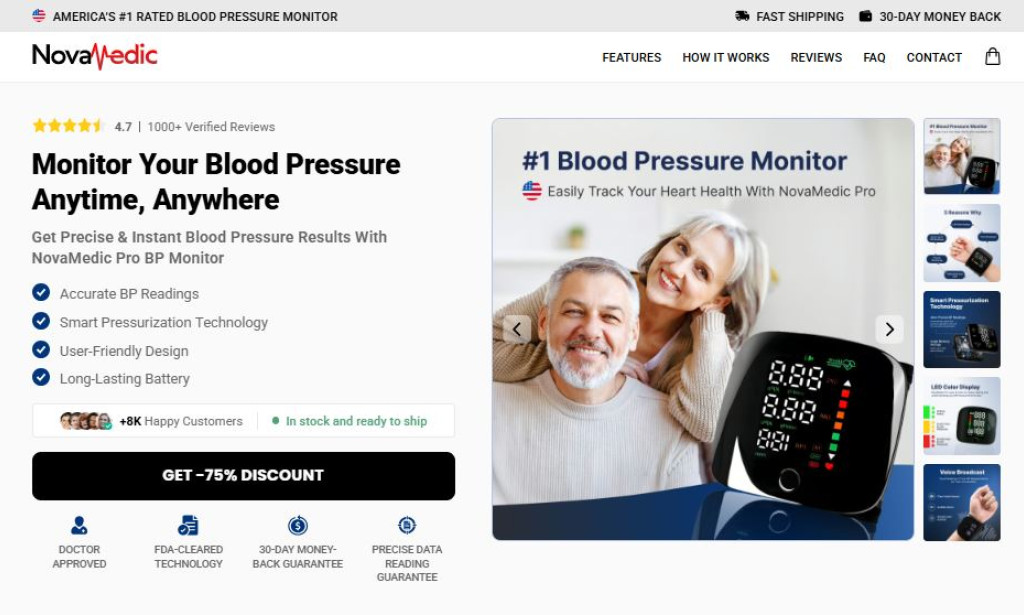 NovaMedicPRO Blood Pressure Monitor Reviews : (An In-Depth 2026) This Effective Solution Actually Worth Trying?