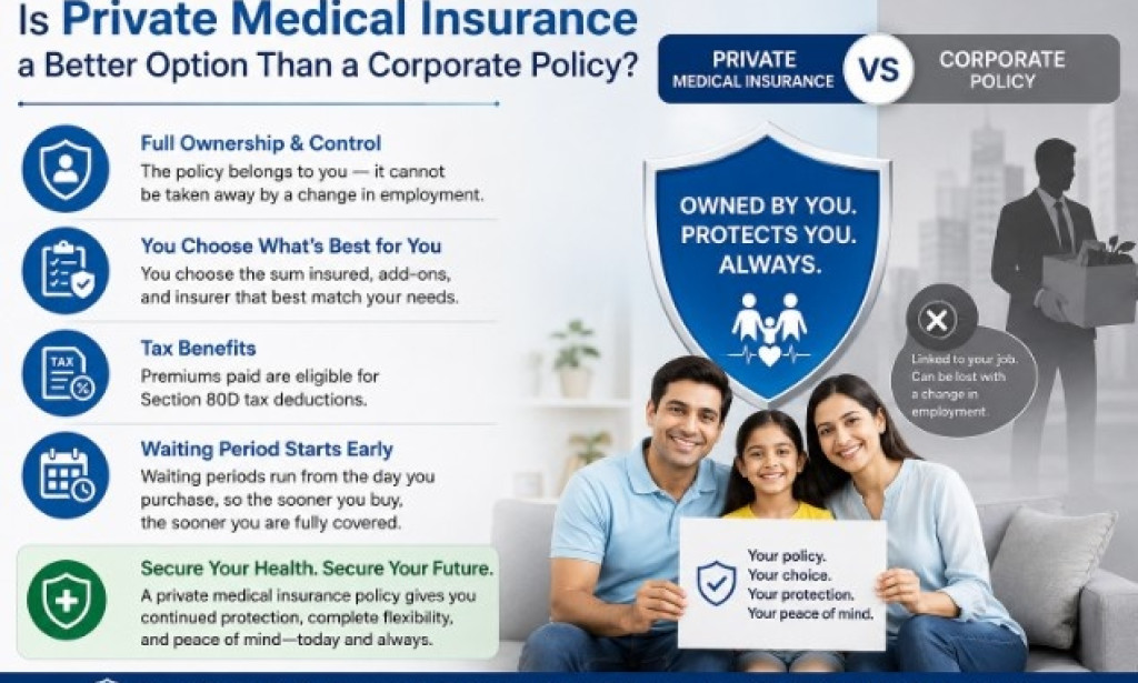 Top Private Medical Insurance a Better Option Than a Corporate Policy?