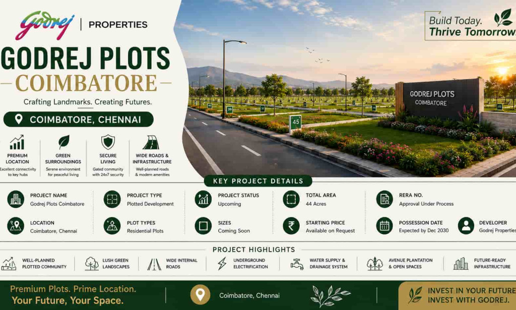 What Makes Godrej Plots Coimbatore a Premium Residential Destination?