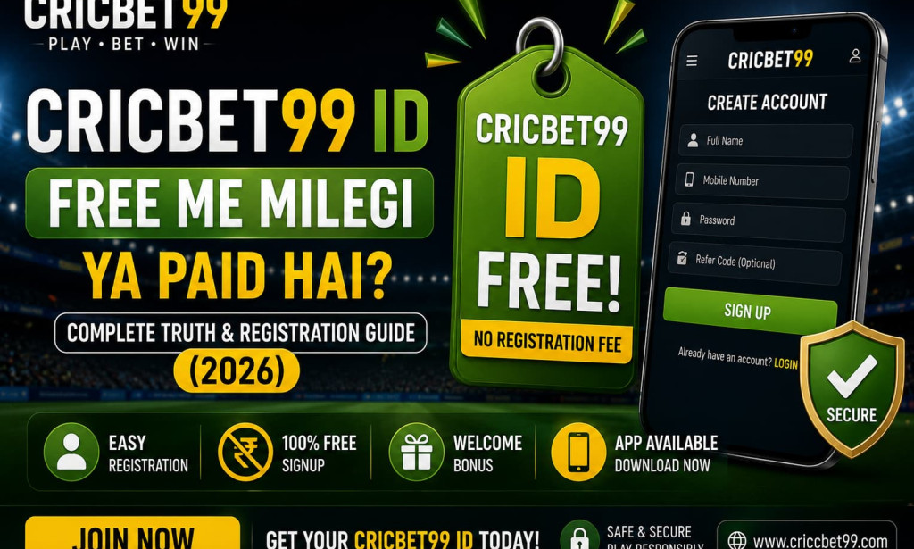 Cricbet99 ID Free Me Milegi Ya Paid Hai? Complete Truth & Registration Guide