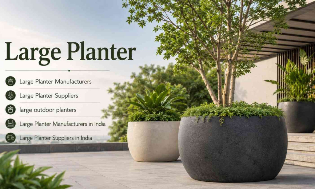 What Makes Large Planter Manufacturers in India the Best Choice for Outdoor Spaces