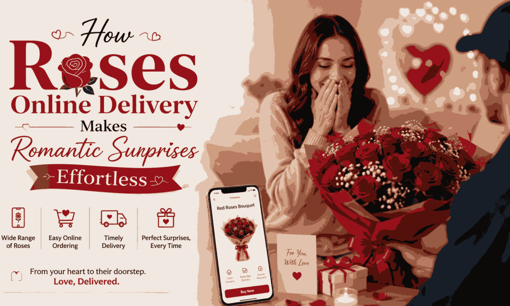 How Roses Online Delivery Makes Romantic Surprises Effortless