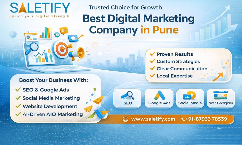 Trusted Top Digital Marketing Agency in Pune – Grow Your Business with Saletify