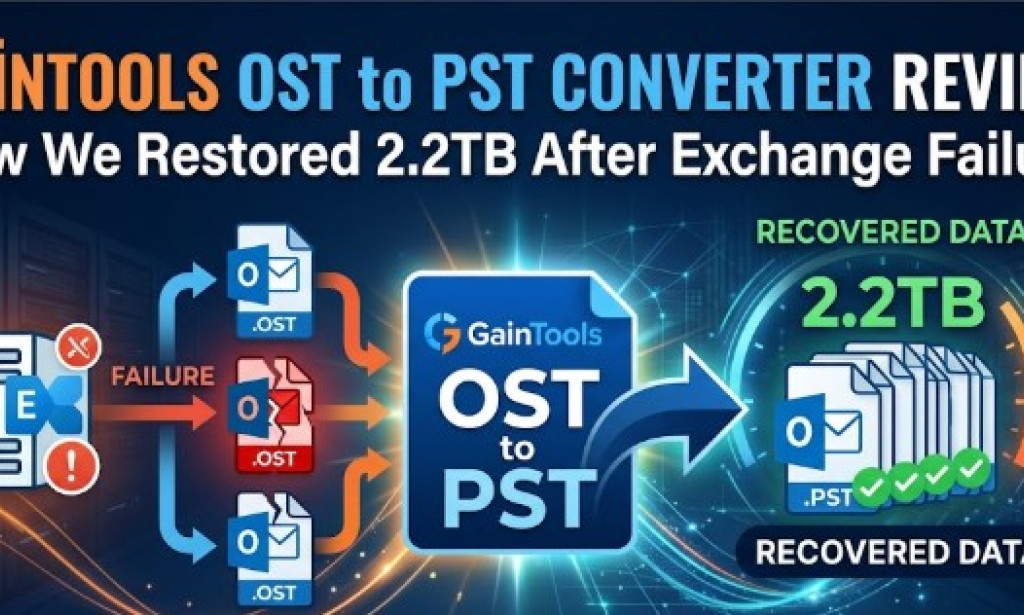 GainTools OST to PST Converter Review: How We Restored 2.2TB After Exchange Failure
